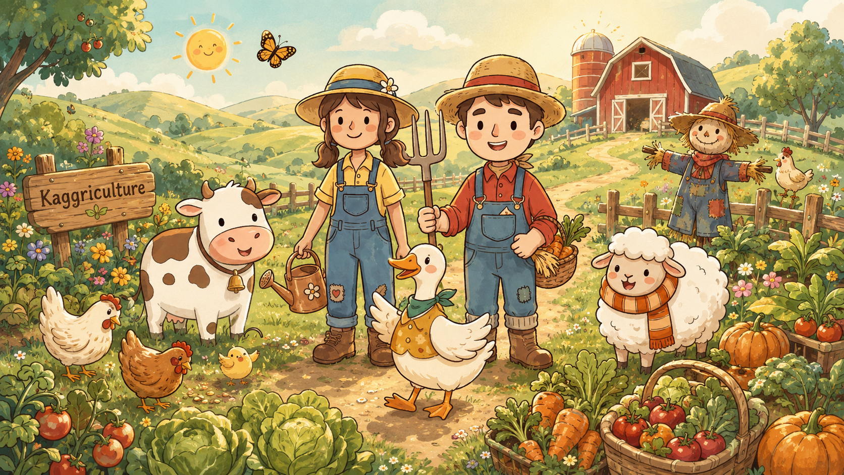 Kaggriculture — a two-player farming economy on Kaggle